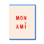 Mon Ami Greeting Card