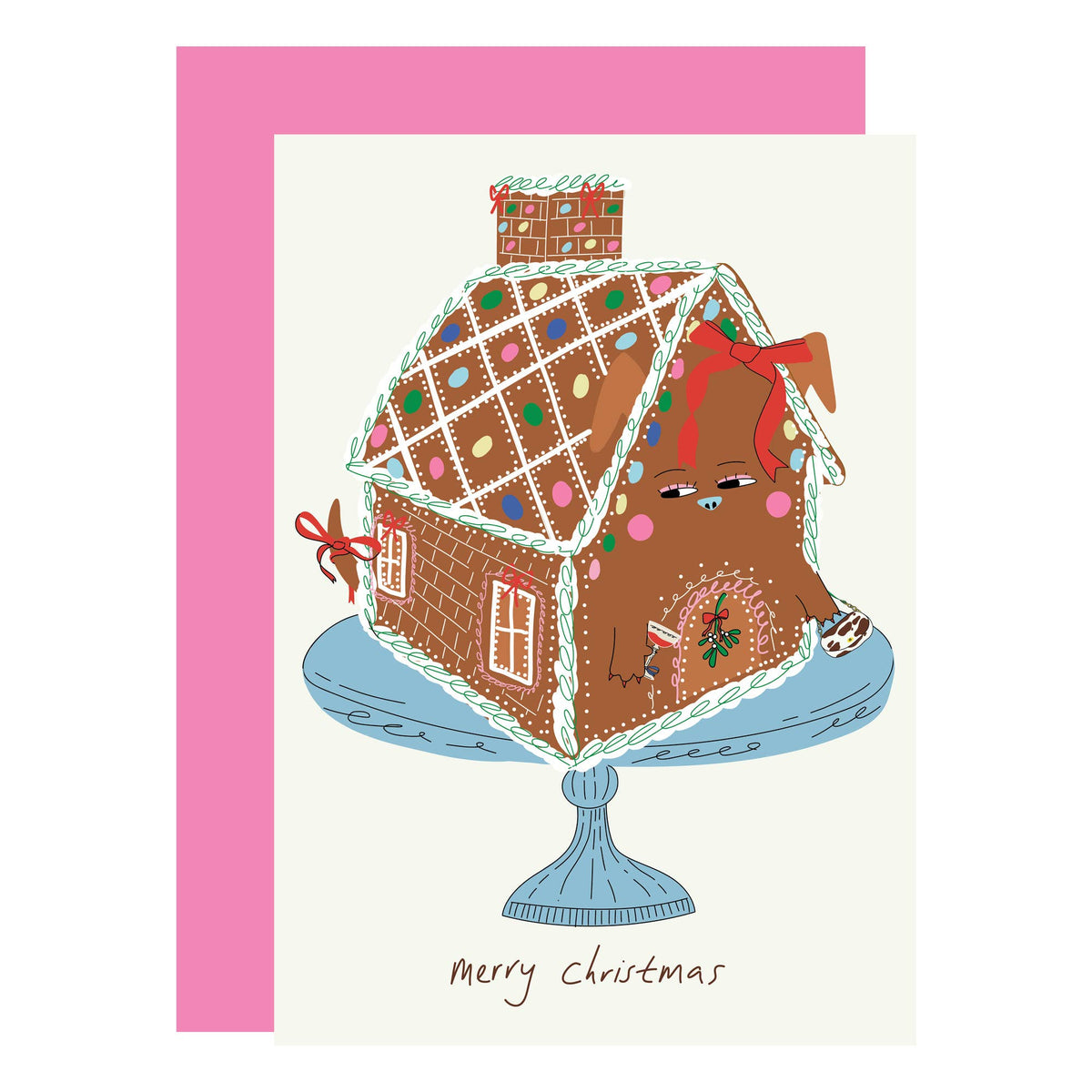 Ginger Bread House, Christmas Card