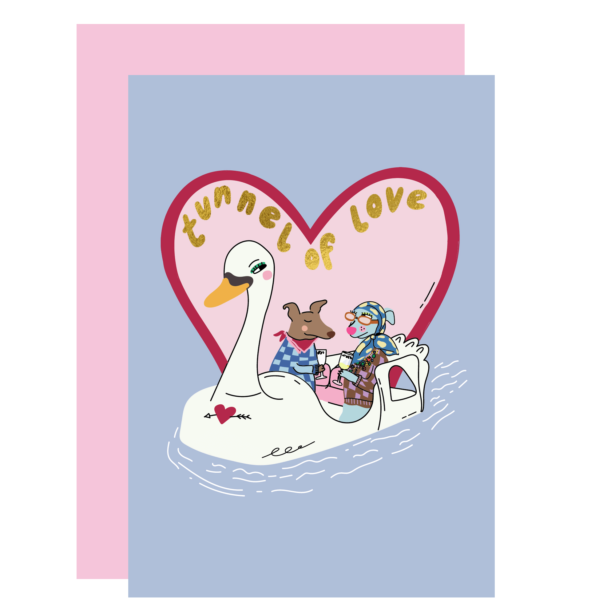 Love Tunnel Valentine Card