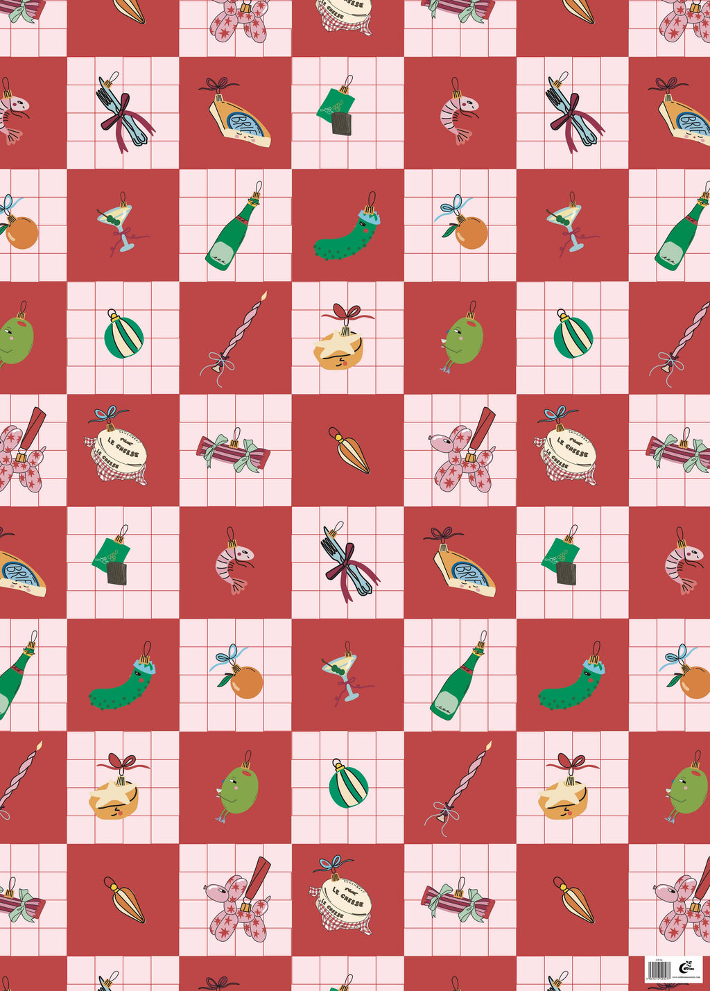 Christmas Baubles Wrap