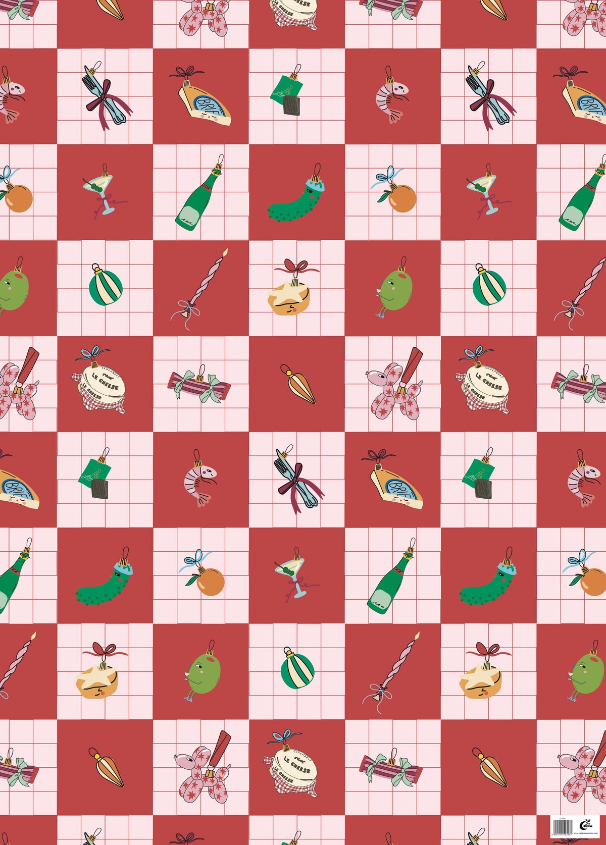Christmas Baubles Wrap