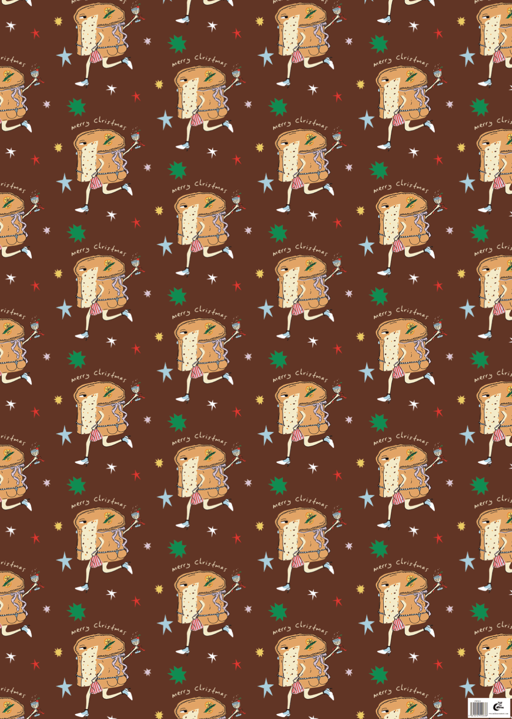 Panettone in Heels Christmas Gift Wrap