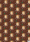 Panettone in Heels Christmas Gift Wrap