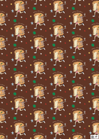Panettone in Heels Christmas Gift Wrap