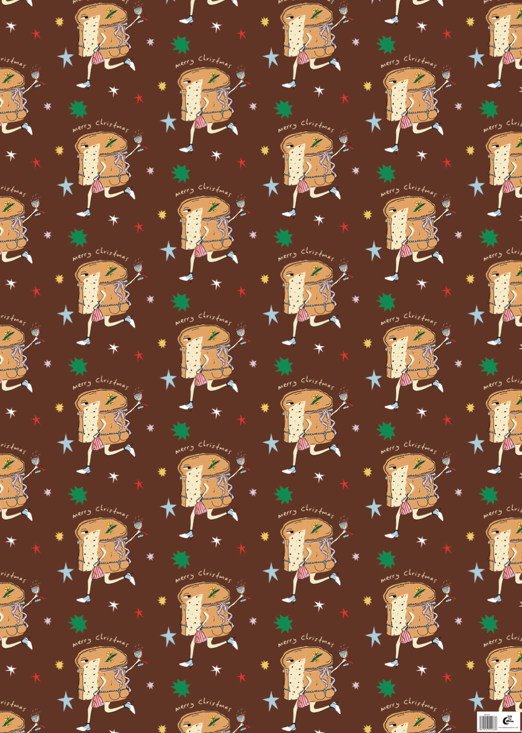 Panettone in Heels Christmas Gift Wrap