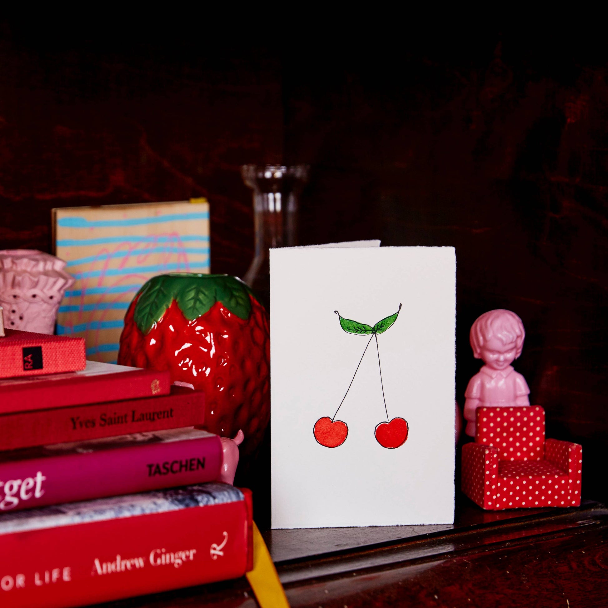 Cherries Valentine Card