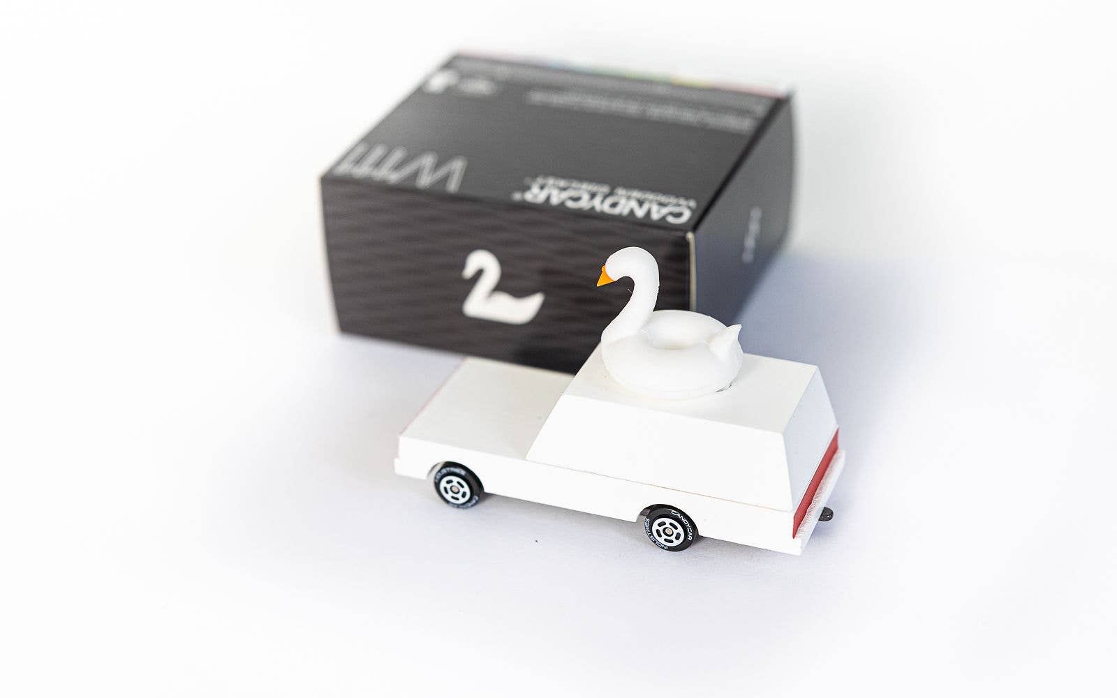 White Swan  Toy Car