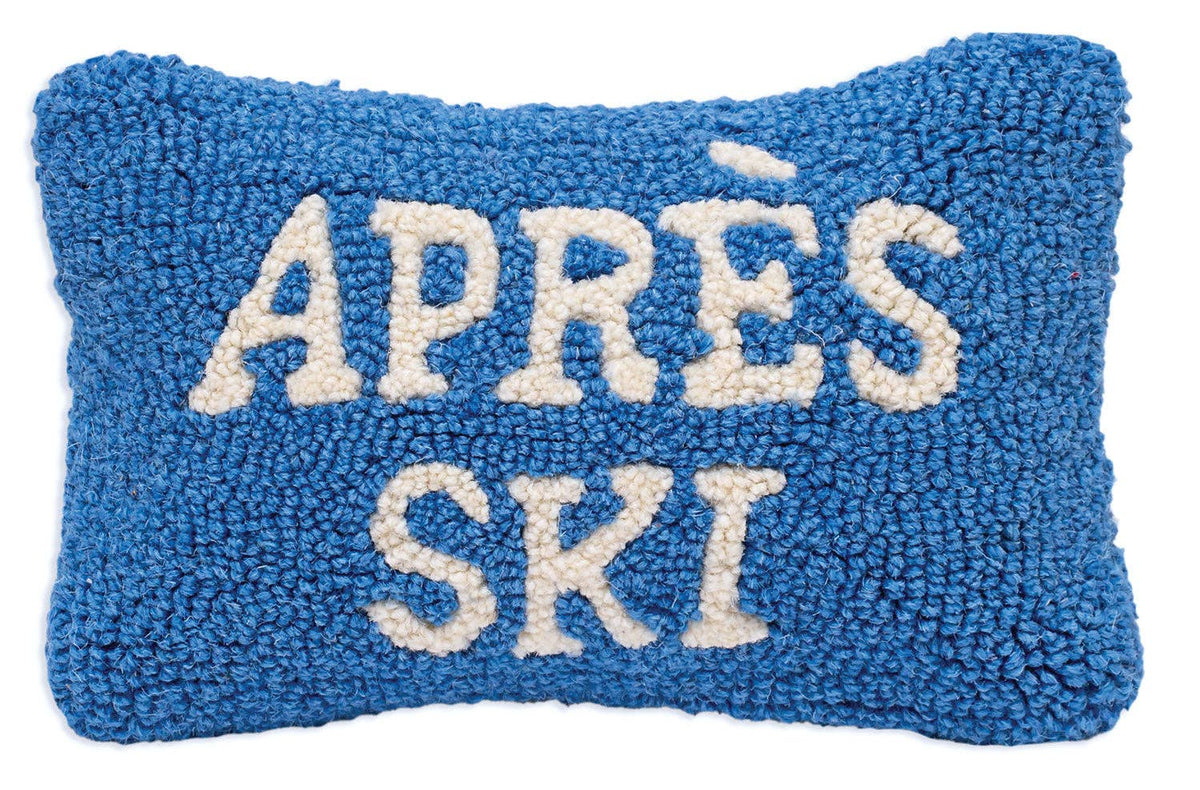 Apres Ski Hooked Wool Pillow