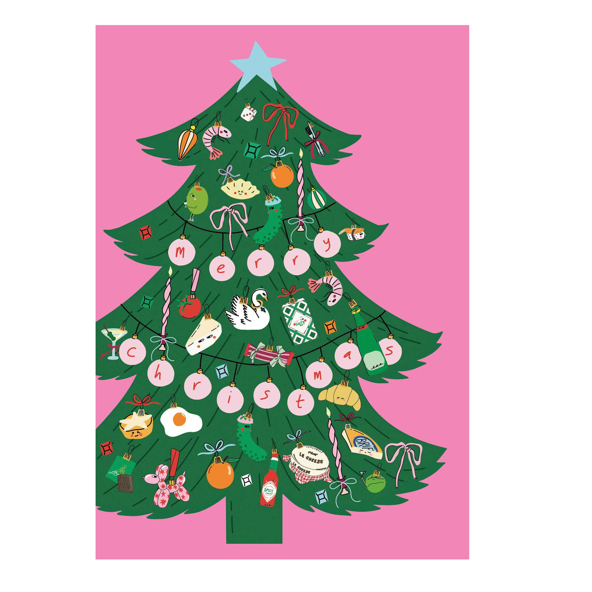 Die cut Christmas trinket tree, Christmas card 2026