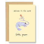 Little Prawn New Baby Card