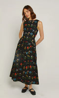 Black Floral Midi Dress COMING SOON