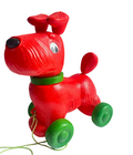 Plastic pull-along Dog
