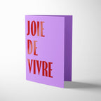 Joie De Vivre Greeting Card