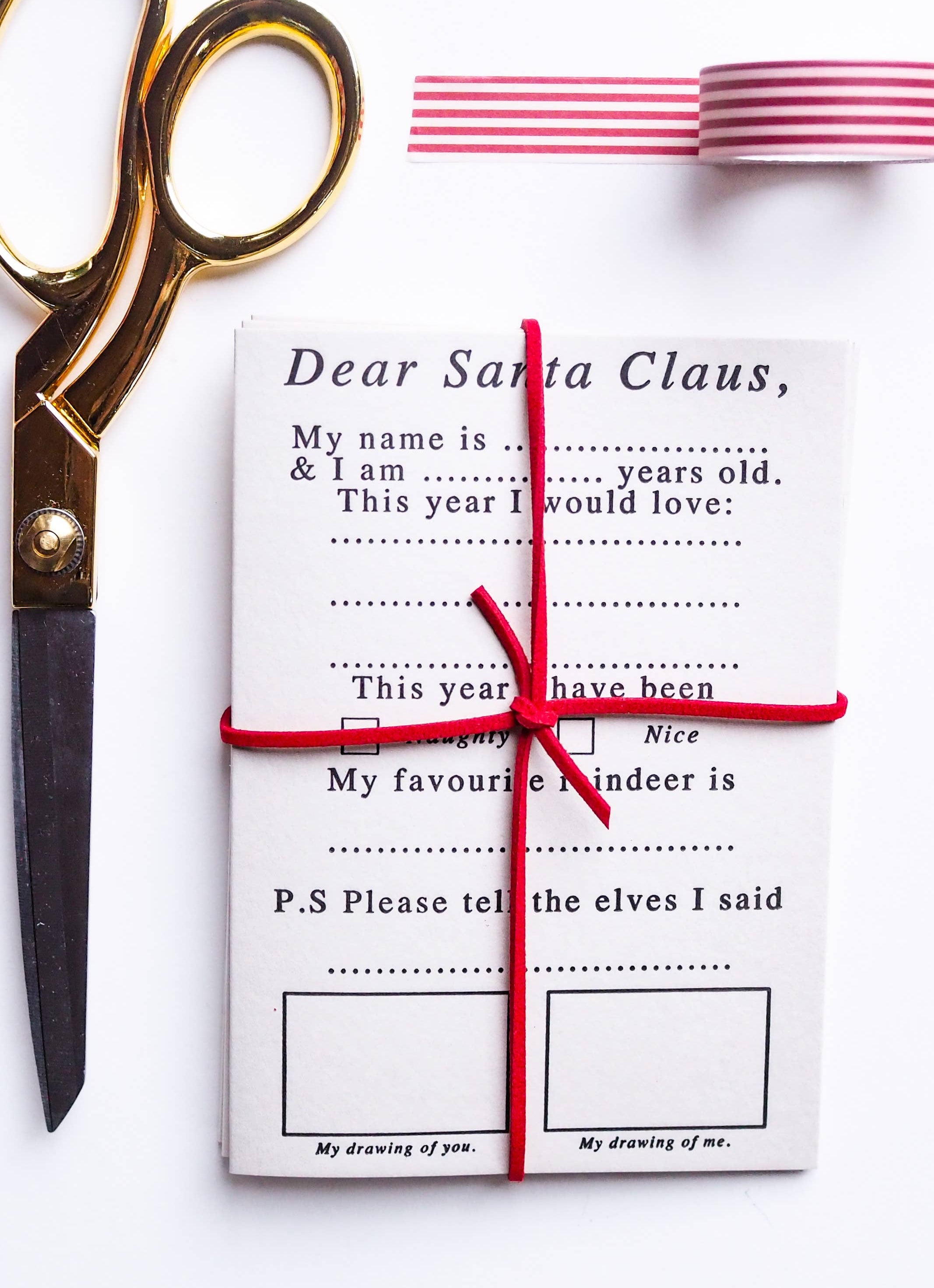 Dear Santa Card