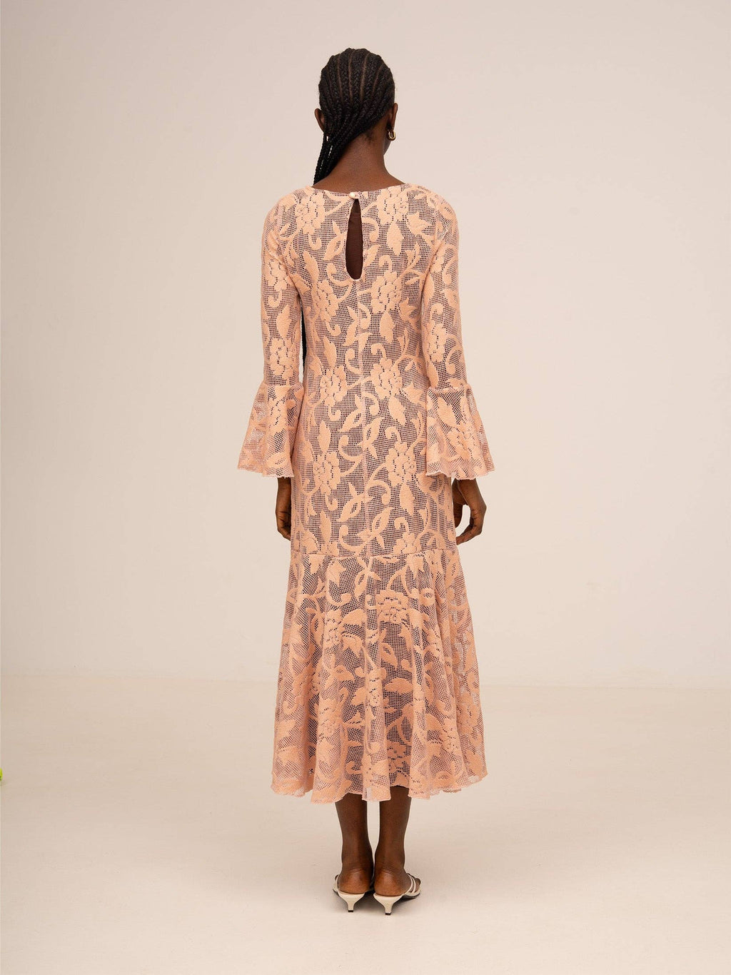 Pink Jester Midi Dress