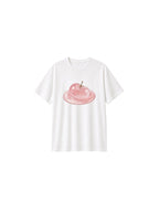Apple Print Oversized T-shirt