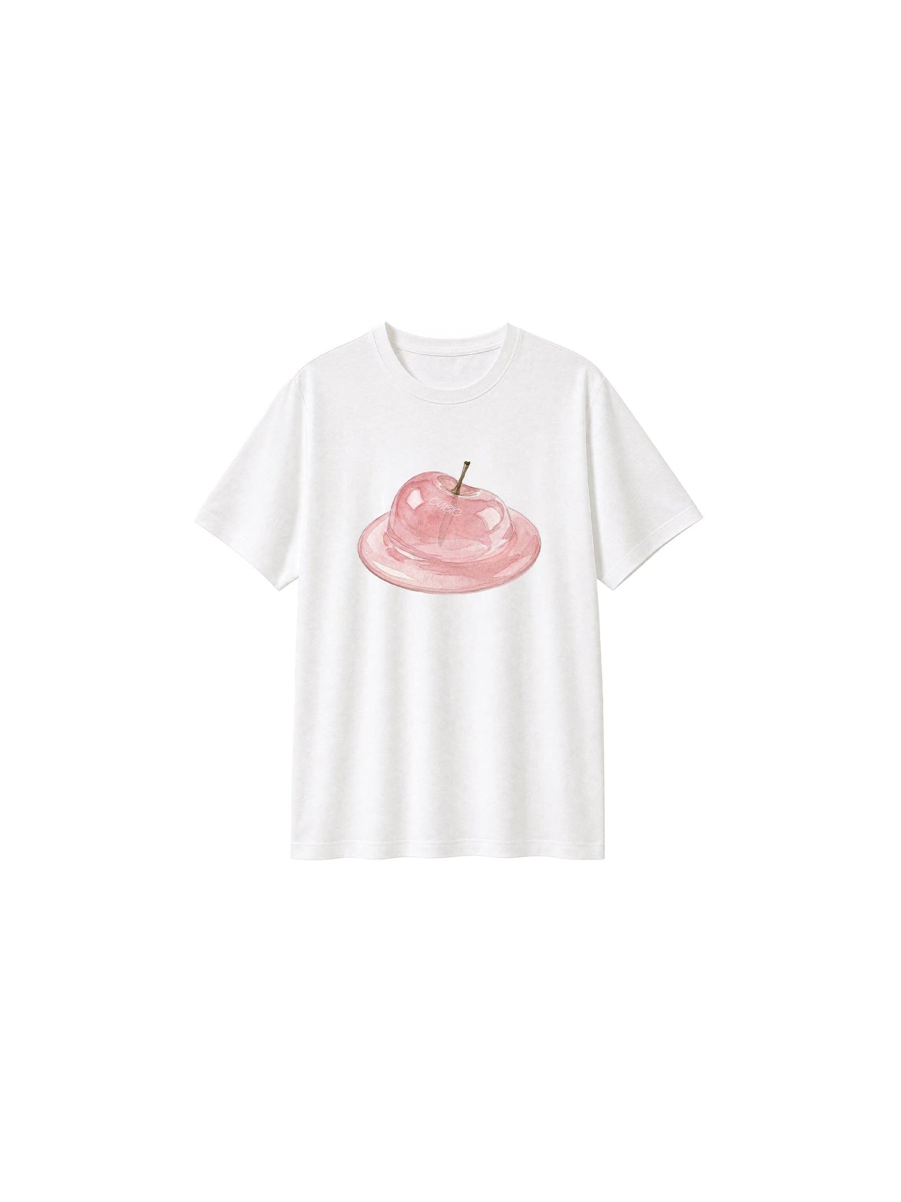 Apple Print Oversized T-shirt