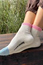 Colour Block Girlfriend Socks