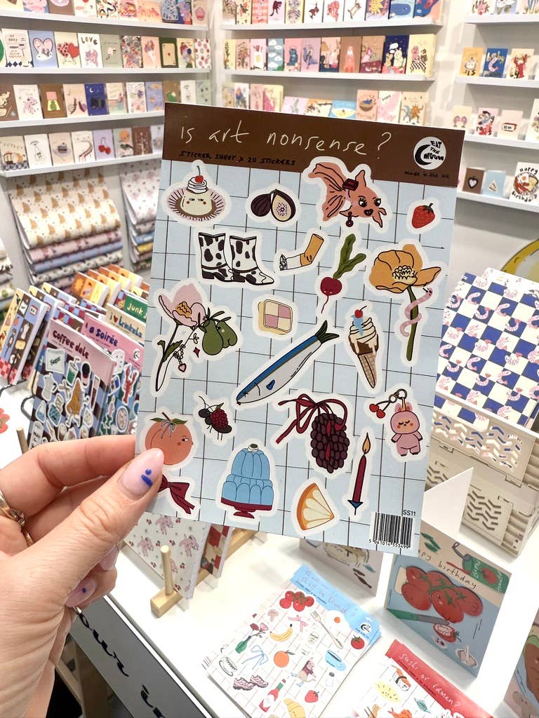 A6 Mini Stickers: Is Art Nonsense?