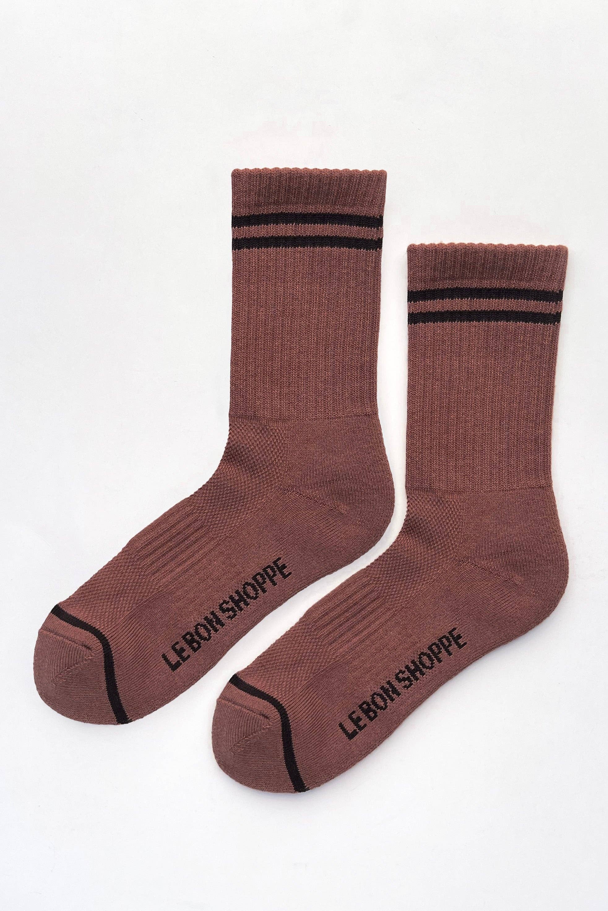 Boyfriend Socks Clay