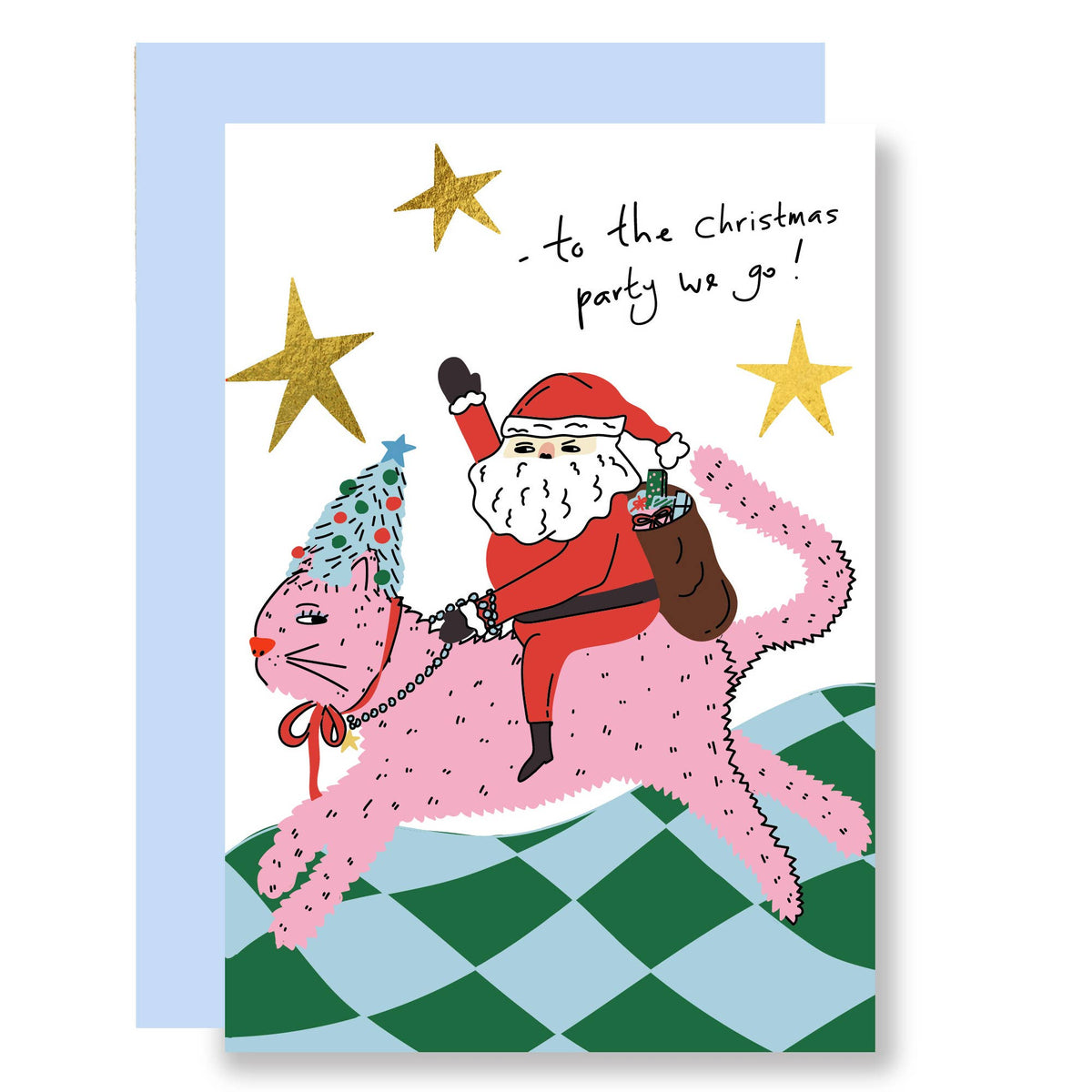 To The Party Christmas Card