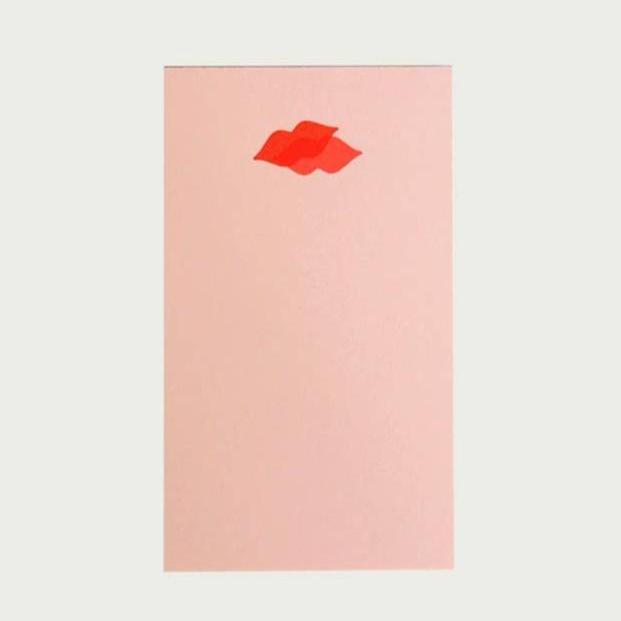 Mini Note Pad Lips