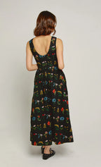 Black Floral Midi Dress COMING SOON