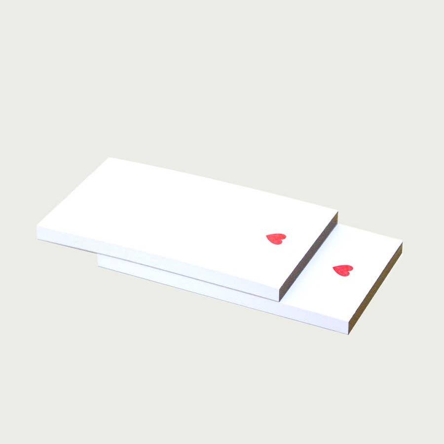 Mini Heart Note Pad
