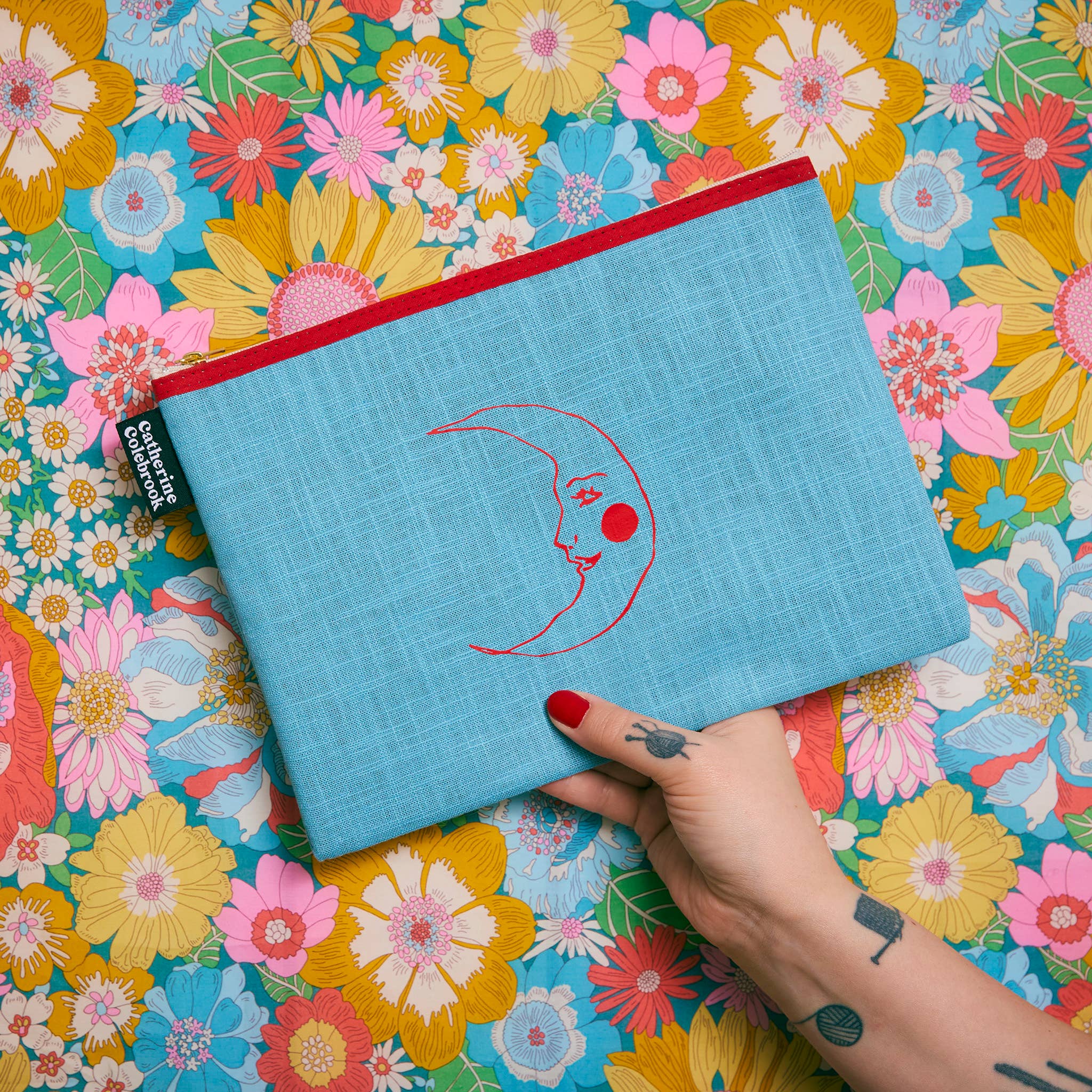 Moon Linen Purse/Pouch