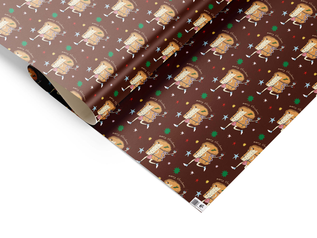 Panettone in Heels Christmas Gift Wrap