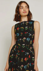 Black Floral Midi Dress COMING SOON
