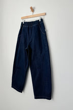 Mid Denim Arc Pants