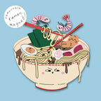 Ramen Magnet Birthday Card