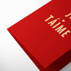 Je T'aime Greeting Card