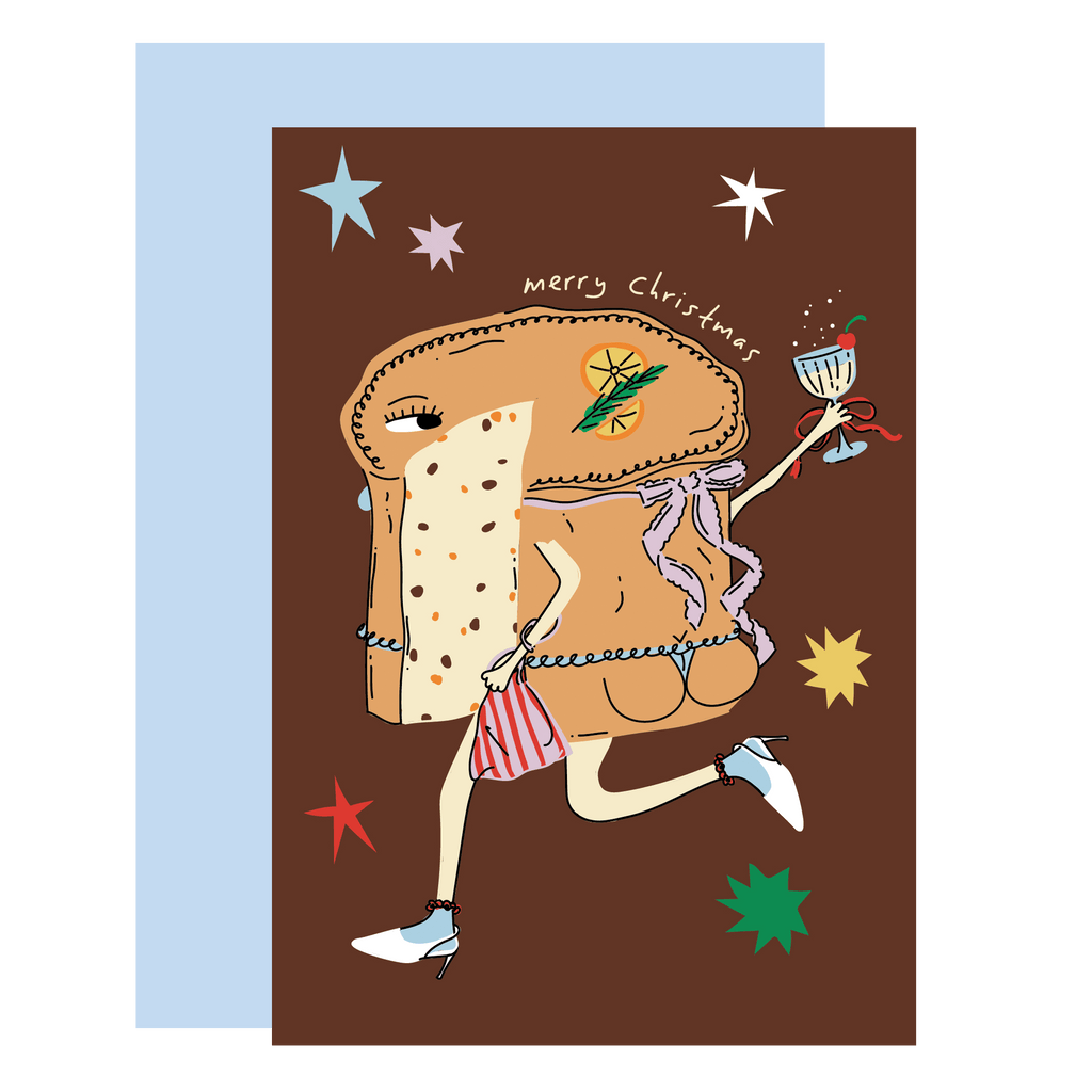 ‘Panettone in Boots’ Card