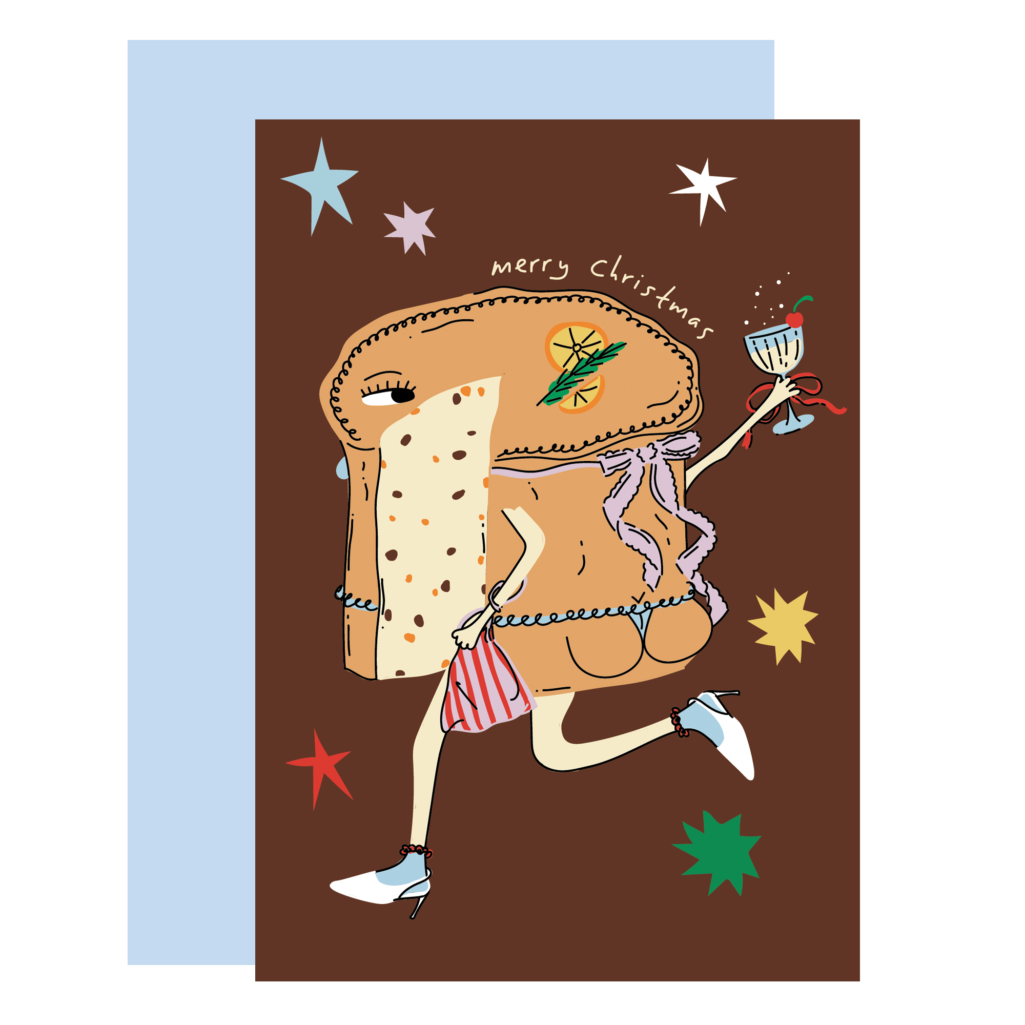 ‘Panettone in Boots’ Card