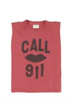 Sleeveless Call 911 t shirt
