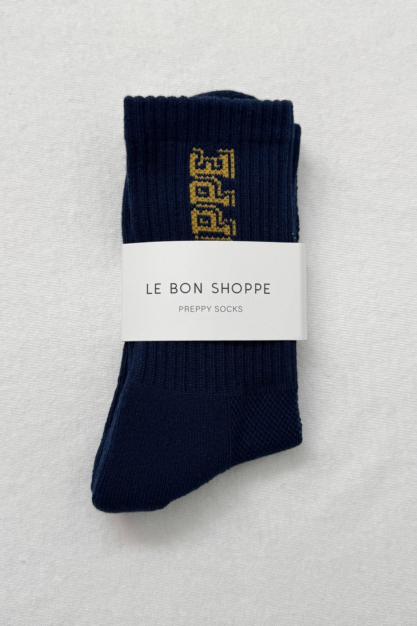 Preppy Socks Navy / Gold