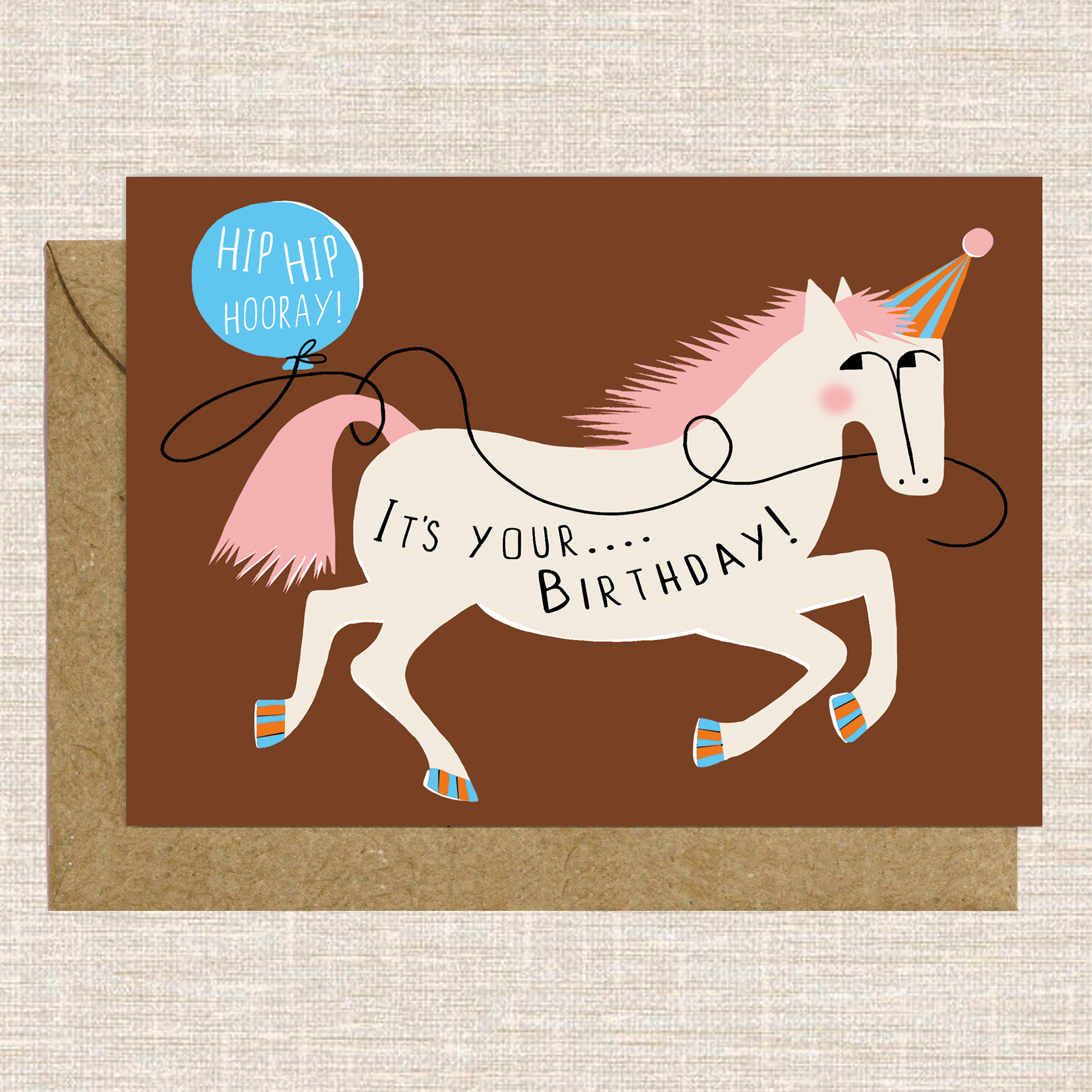 'Fancy Filly' - Birthday Card