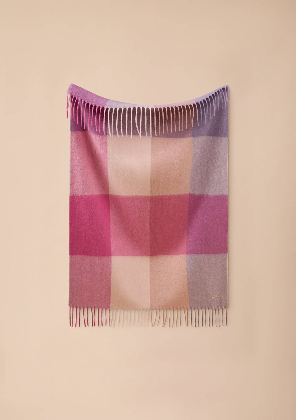 Baby Blanket Pink Check