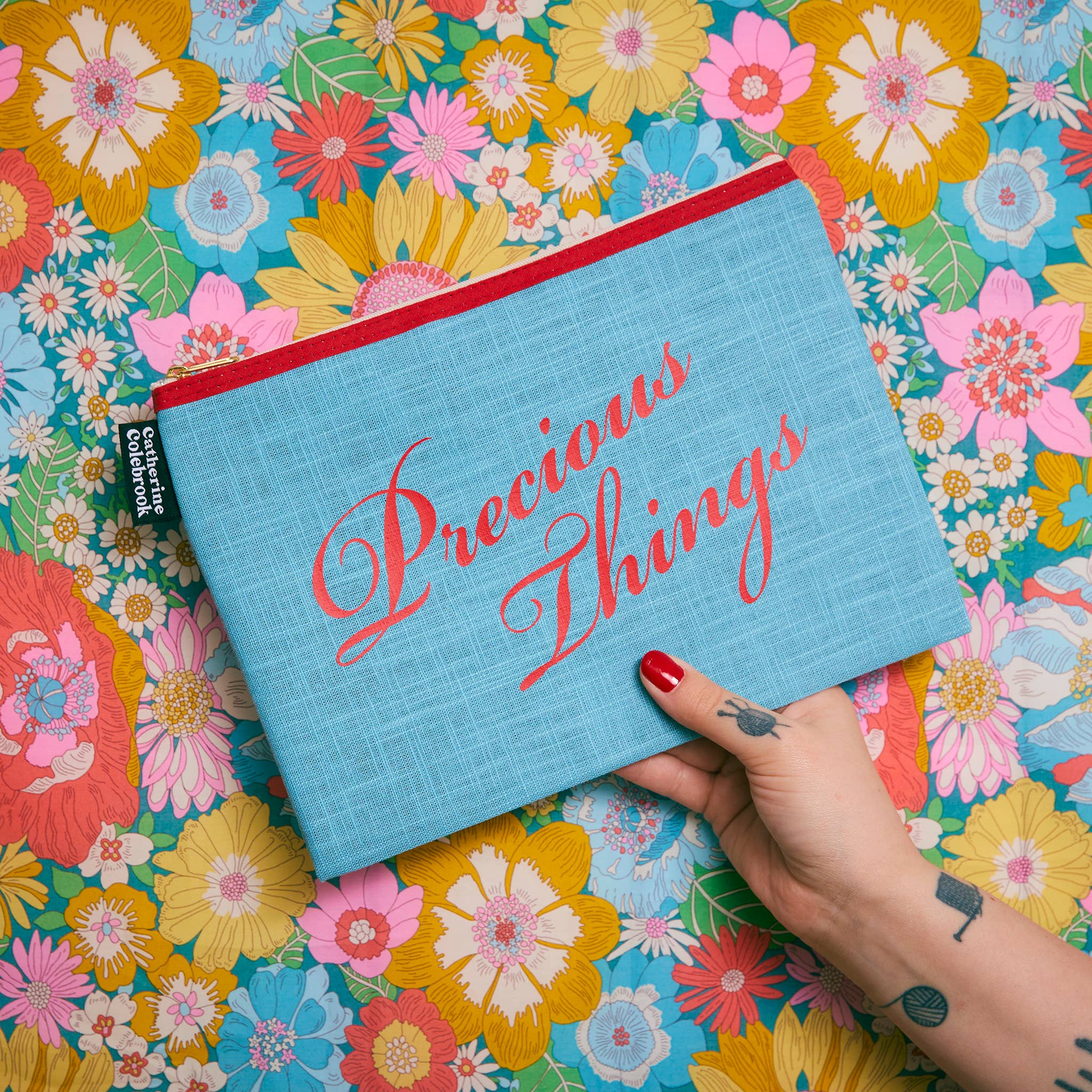 'Precious Things' Linen Purse/Pouch