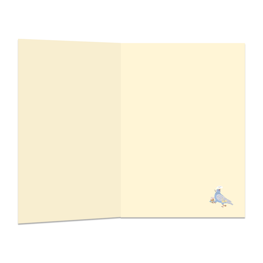 Pigeon Greeting Card