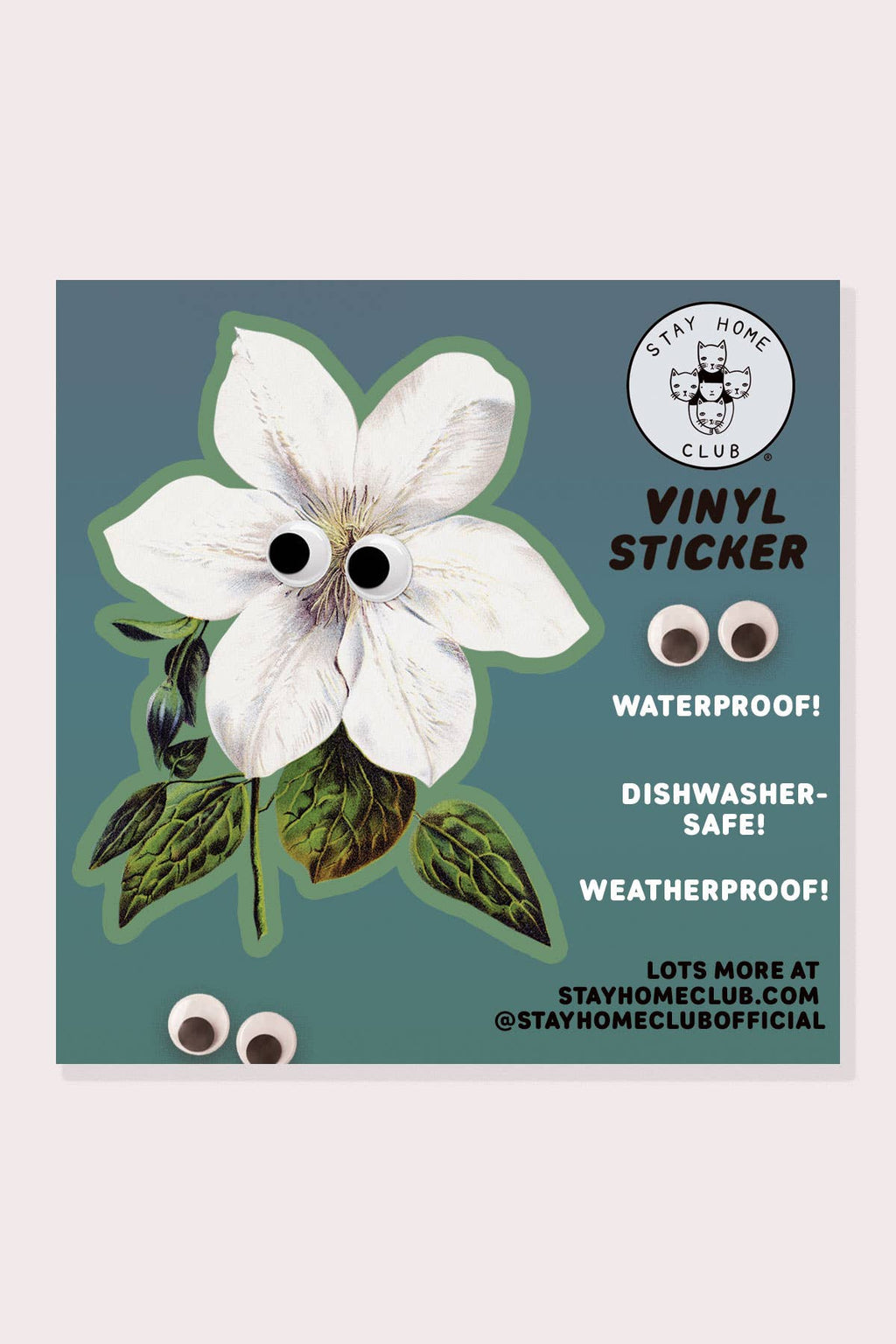 Googly Clematis Sticker
