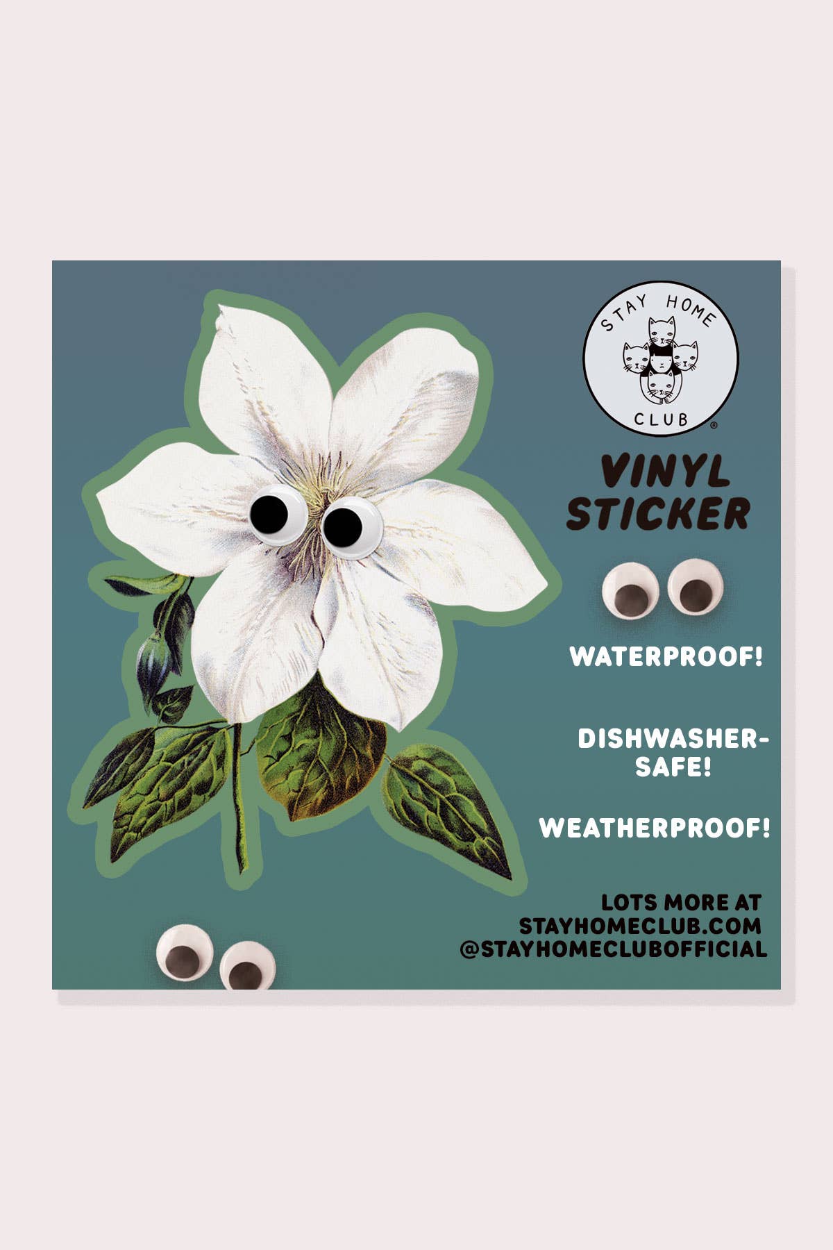 Googly Clematis Sticker