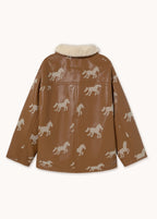 Faux Fur Horses Coat