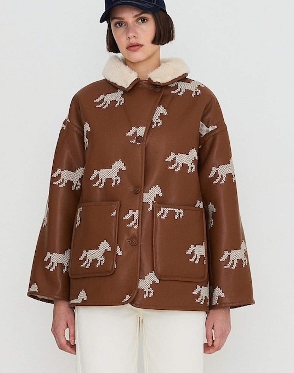 Faux Fur Horses Coat