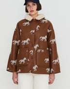 Faux Fur Horses Coat