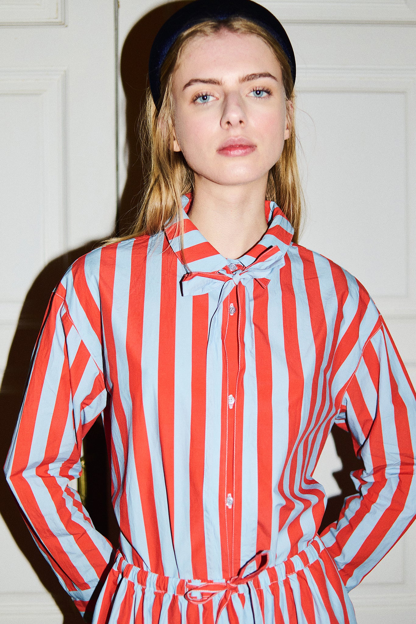 Striped Bow Shirt