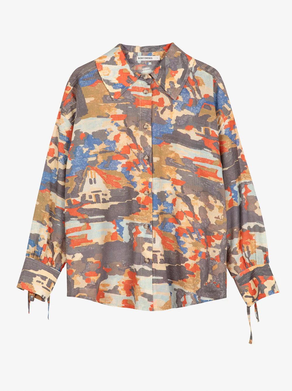 Cottage House Print Shirt