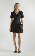 Black Corset Mini Dress